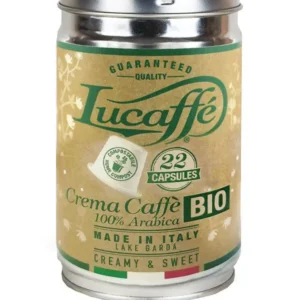 Lucaffe Crema Caffe Bio 100% Arabica Nespresso капсули 22 бр.