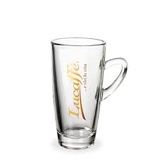 Стъклена чаша за лате макиато с дръжка