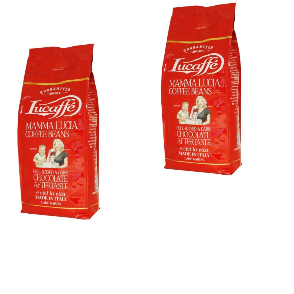 Lucaffe Mamma Lucia 1 кг. зърна Промо Пакет - 2 бр.
